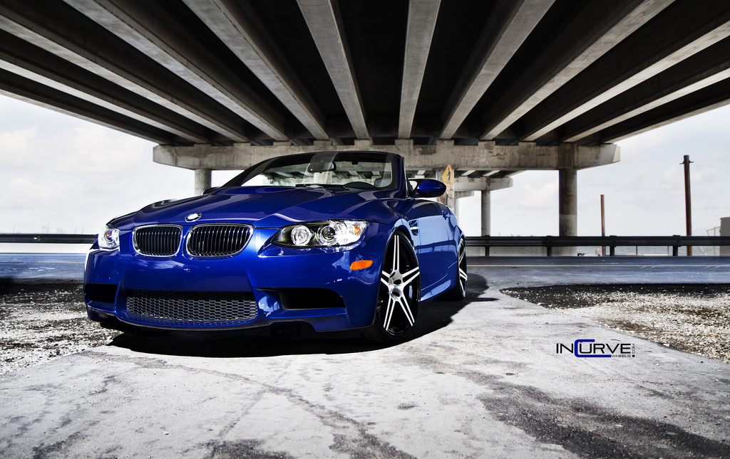 Incurve Wheels IC-S5 Machined Black on BMW M3 E93 Cabrio